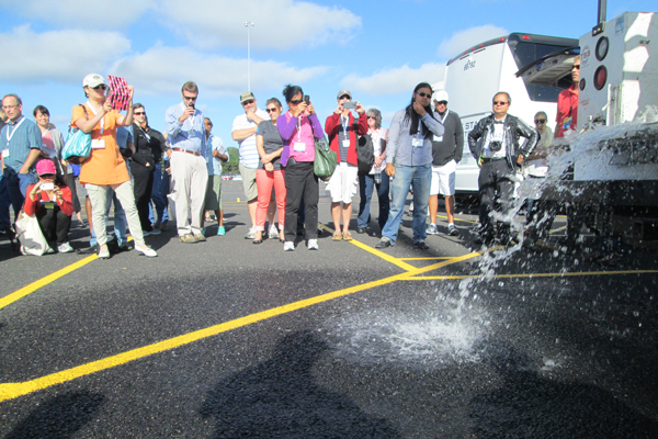 Bus Tour participants