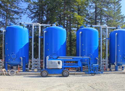 Homepage banner showing PFAS containers