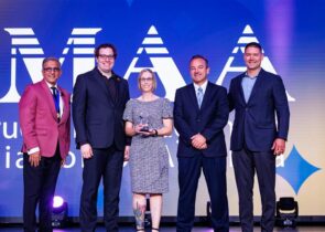 Gilbert Team accepting CMAA Project Achievement Award