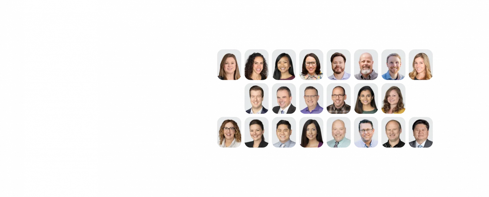 A grid of 22 headshots of KJ employees who have been promoted to VP of Principal in 2024.